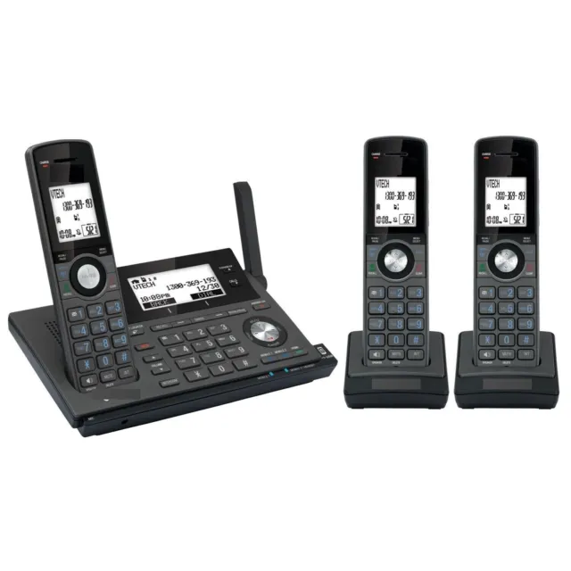 triple 3 handsets  Cordless Phone with Bluetooth connec+Answering Machine