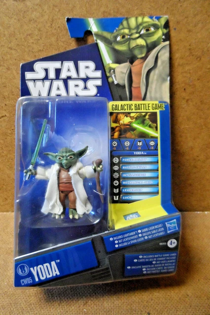 STAR WARS THE CLONE WARS Animated Séries yoda galactic battle game neuf blister