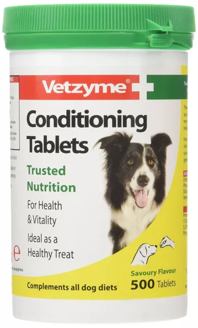 Vetzyme CLIMATISATION comprimés pour votre animaux de compagnie, 500 comprimés