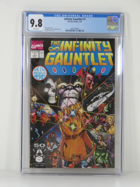 INFINITY GAUNTLET #1 - CGC 9.8 - Marvel Comics (1991) Jim Starlin & George Perez