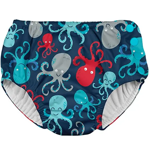 i play. by green sprouts Baby Boys Snap Reusable Absorbent Swimsuit Diaper 4T