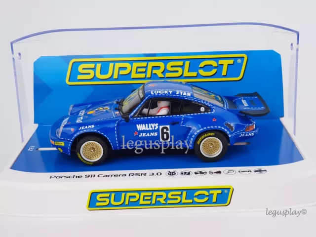 Slot car Scalextric Superslot H4398 Porsche 911 Carrera RSR 3.0 - Wallys Jeans 2