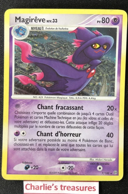 Carte Pokemon - Magireve Holo - 7/100 - Tempête - FR