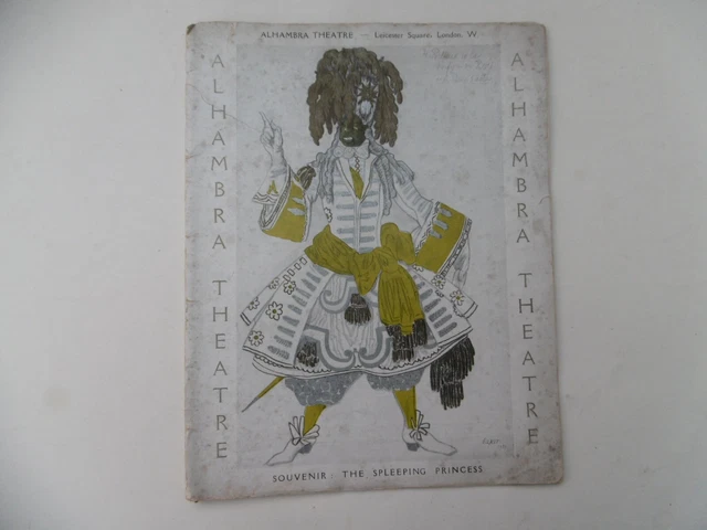 'The Sleeping Princess' Alhambra Theatre, 1922 Programme.