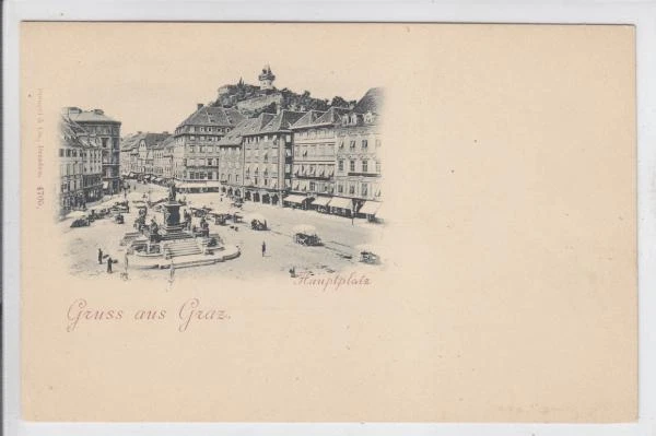 AK Graz, Hauptplatz, 1900