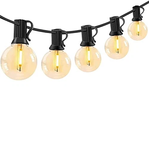 Dubistda Guirlande Lumineuse Exterieure - 15M / 50FT Guirlande Guinguette Ext...
