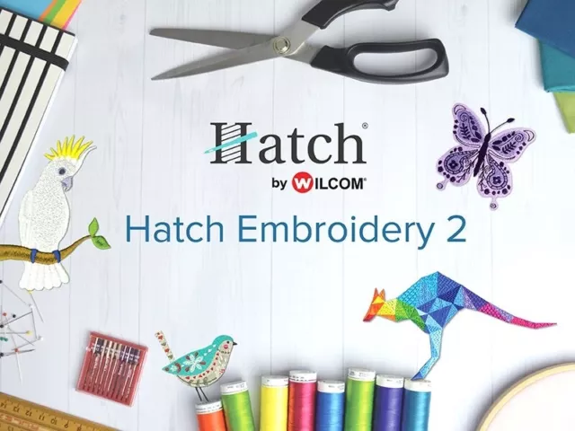 hatch 2 + wilcom e4.2 embroidery