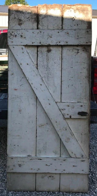Vintage Wood Barn Door Reclaimed Lumber Architectural Salvage Hardware Siding