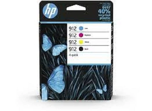 Hp 912 6ZC74AE MULTIPACK CON 4 CARTUCCE NERO, CIANO, MAGENTA E GIALLO ORIGINALI