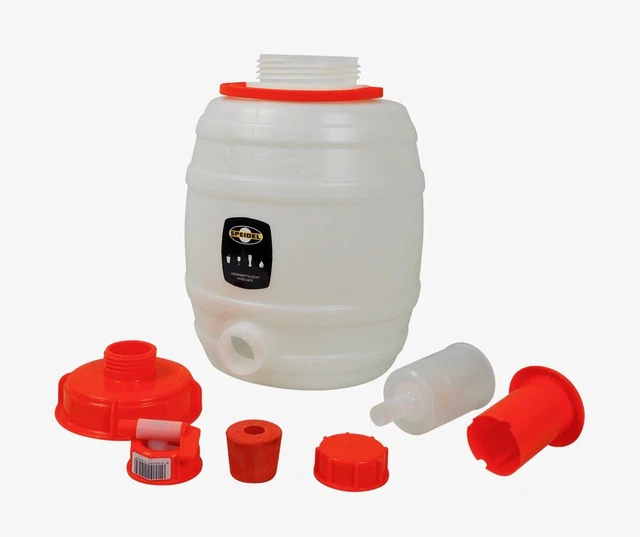 Juego: barril de fermentación SPEIDEL 12 litros sin preocupaciones | Con todos los accesorios | Almacenamiento y mezcla
