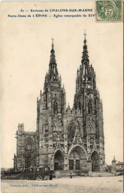 CPA Env. de CHALONS-sur-MARNE Notre Dame de L'EPINE Église (125970)