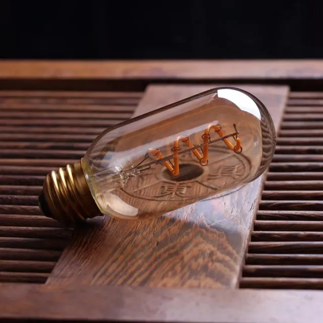 Ampoule LED Culot à Vis Edison Vintage Rétro ST64 Filaments E27 Decorative Deco 2