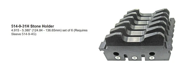 514-9-31H Stone holder (require 514-9-4G) fits Rottler H85A H86A H87A set 6 pcs