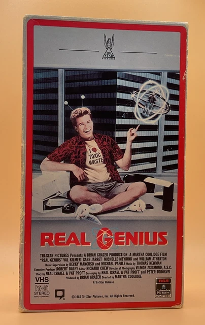 REAL GENIUS VHS 1985 RCA SIdeload Val Kilmer EUR 40,18 PicClick ES