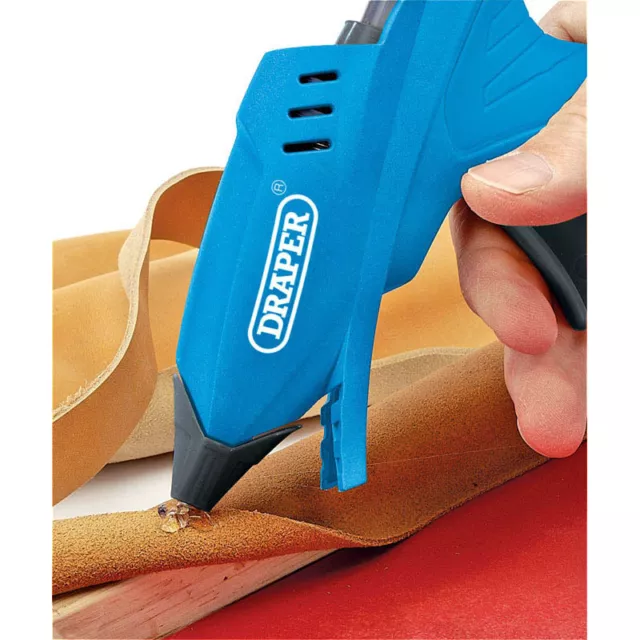 DRAPER 83660 100w 240v Electric Hot Melt Trigger Glue Gun + 6 Adhesive Sticks 2