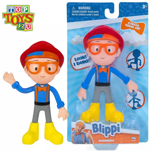 Blippi Bendable Toy Figure - Fireman