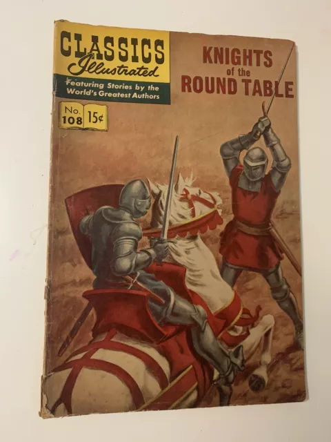 Classics Illustrated #108 - Knights of the Round Table (June 1953)