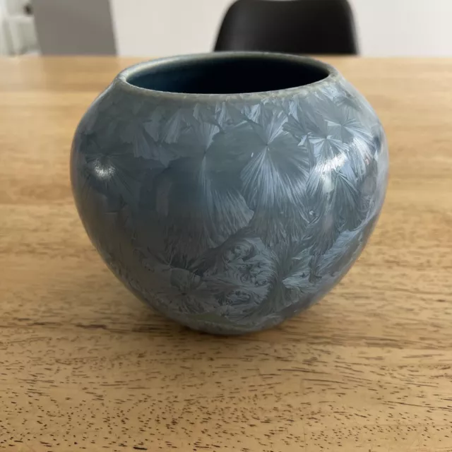 Australian Pottery Crystalline Glaze By Rod Page Vase