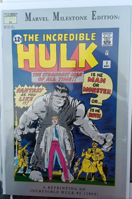 Incredible Hulk #1 ~ Marvel Milestone Edition 1991 ~ VF/NM Condition!