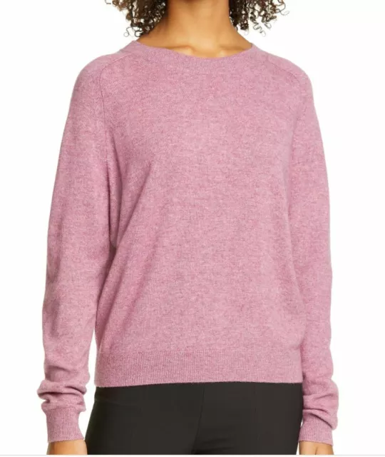 🖤 NWT $345 VINCE Wool & Cashmere crewneck Sweater v683378577 Heather Amarena M