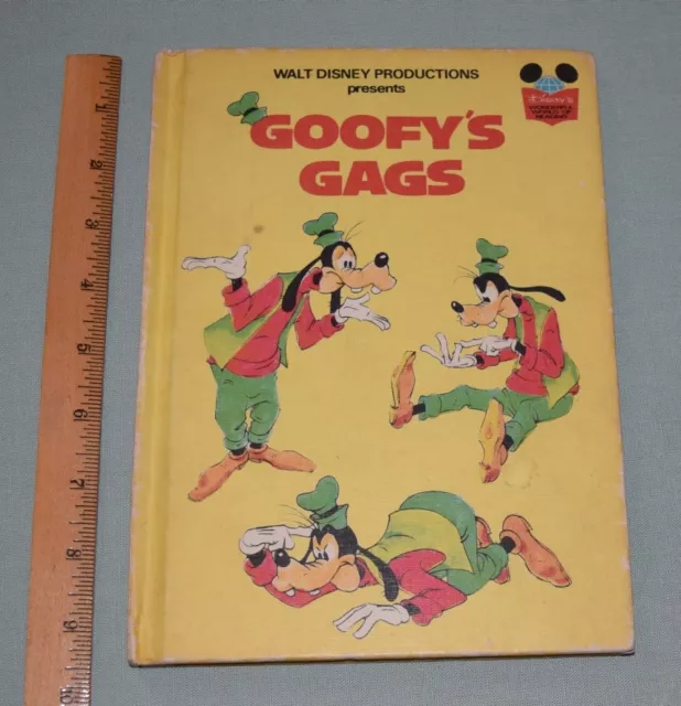 Disney Wonderful World of Reading - Goofy's Gags 1974  #0917