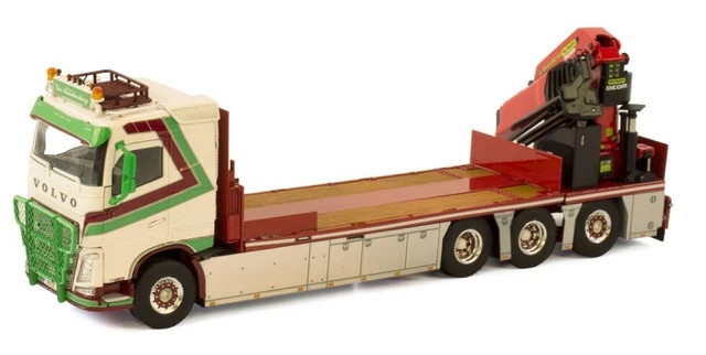 ミニカー WSI 1/50 VOLVO FH4 GL 8x4 Nooteboom WSI 1/50 for VOLVO FH4 GLOBETROTTER 8x4 Nooteboom PX 5 AS