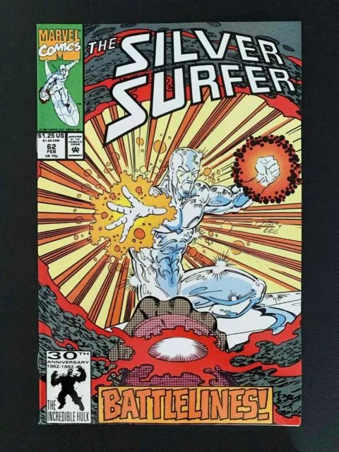 Silver Surfer #62 (2Nd Series) Marvel Comics 1992 Nm