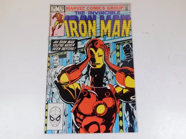 The Invincible IRON MAN #170 -  1ST James Rhodes (Marvel Comics 1983)