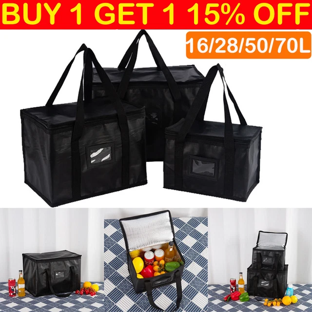 28-70L Insulated Food Delivery Bag - Pizza Takeaway Thermal Warm/Cold Backpack UK 9 thumbnail image