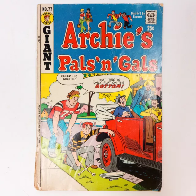 Vintage Archie's Serie Pals N Gals No. 77 June Ausgabe Zeitschrift Comics