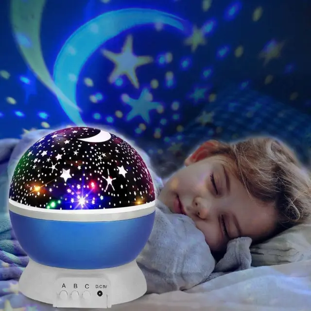 LED Sternenhimmel Kinder Sterne Projektor Nachtlicht Geschenk Lampe Galaxy  (16088230) 