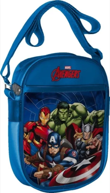 Borsetta Con Tracolla Regolabile Avengers Marvel Tempo Libero Bambino Supereroi