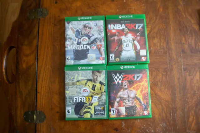 Genuine EA Sports XBOX ONE GAMES - Madden 17, FIFA 17, NBA2K17, W2K17