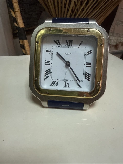 Pendule De Voyage Noire Luc Desroches à Quartz - Neuve De Stock, Dans Sa Boîte D'origine