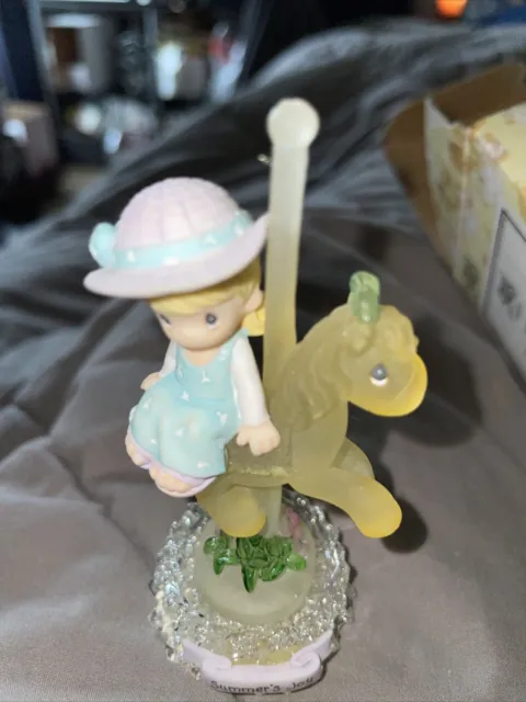 Collectible Precious Moments Carousel Horse Figurine "The Voice Of Spring"