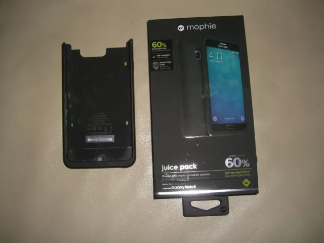 Original Mophie Juice Pack Batterie Hülle für Samsung Galaxy Note 5 Schwarz