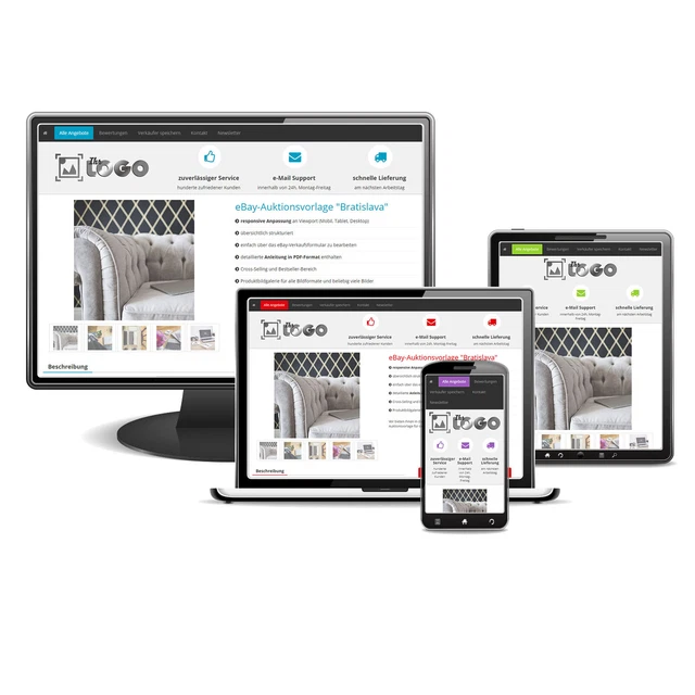 BRATISLAVA EBAY AUKTIONSVORLAGE responsiv Template JTLWawi Afterbuy