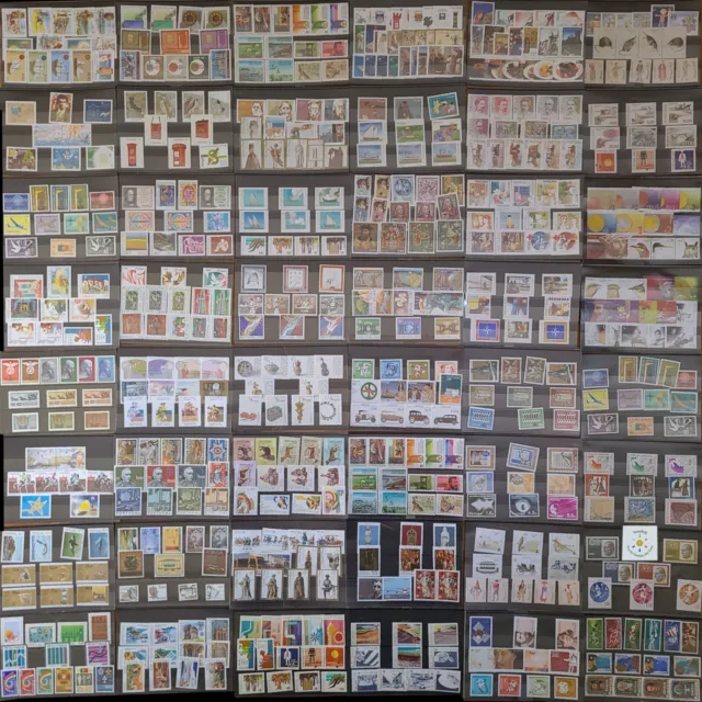 Stamp Collection Portugal MNH - 600 Different Stamps in Full Sets and Singles