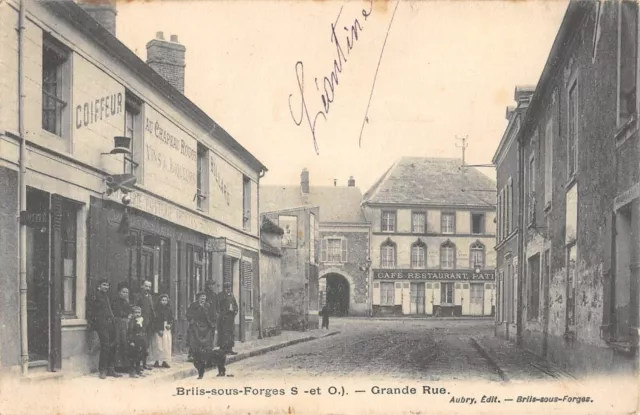 Cpa 91 Briis Sous Forges Grande Rue