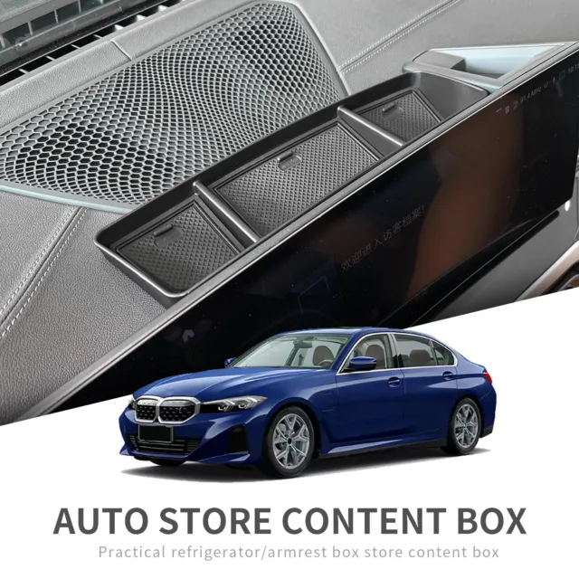 Car Dashboard Tray for BMW 3 Series 2023 2024 Console Storage Box Behind Screen