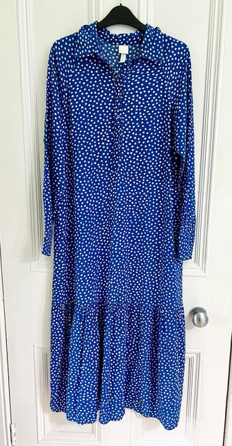 chinese dress ladies H&amp;M. Long black polka dot dress S.4xl  Hibuy market