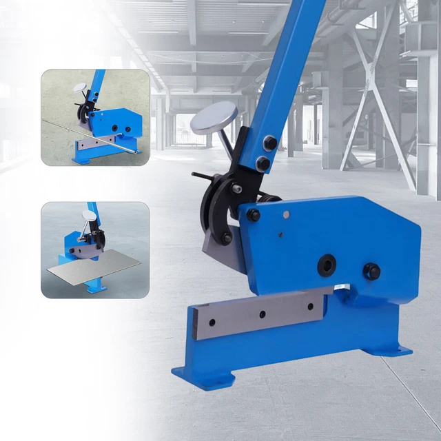 200mm Bench Mounted Metal Cutting Manual Hand Shear Sheet Cutter Guillotine Tool