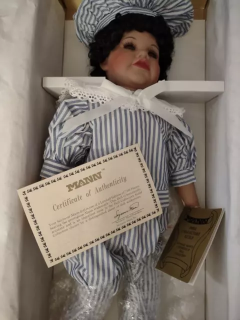 'Dwayne' Porcelain Doll by Seymour Mann-A Connoisseur Collection- 19 inches