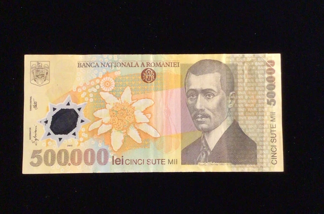 Romania 2000 500.000 Lei banknote Banca Nationala a Romaniei