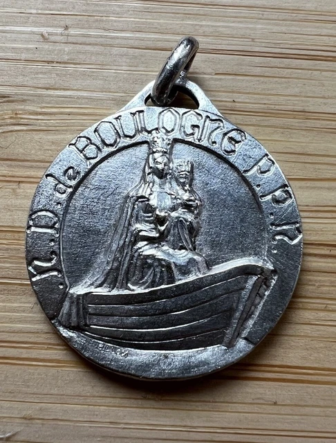 ANCIENNE MEDAILLE RELIGIEUSE Extra Fine Leo Xiii Pontifix Maximus 17Mm