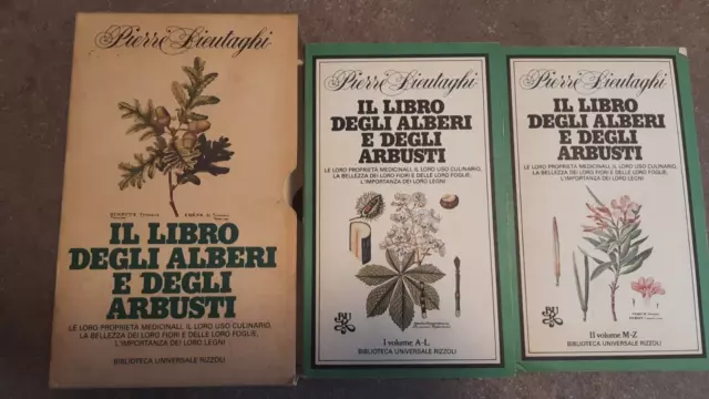 II libro degli alberi e degli arbusti. Pierre Lieutaghi, RIZZOLI, BUR, 1982