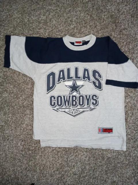 Vintage Dallas Cowboys Short Sleeve T-Shirt The Edge NFL Football Men's