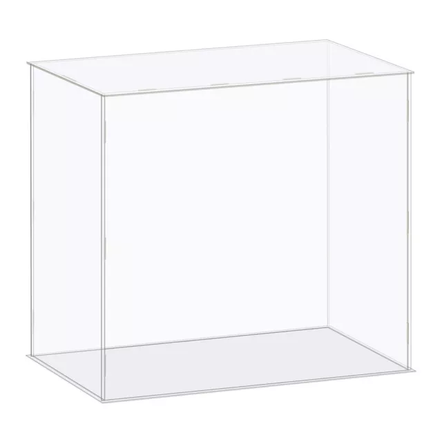 Clear Acrylic Display Case Box Dustproof Protection Showcase for Collectibles