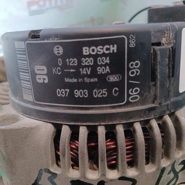 038903018PX ALTERNATORE PER VOLKSWAGEN TRANSPORTER FURGONE (7H) 1.9 TDI ...