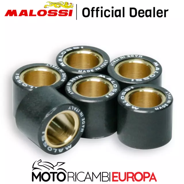 Kit Set 6 Rouleaux MALOSSI En Cpt Diamètre 16X13 4,4 Gr MALOSSI Htroll